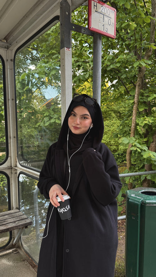 Hoodie Abaya black