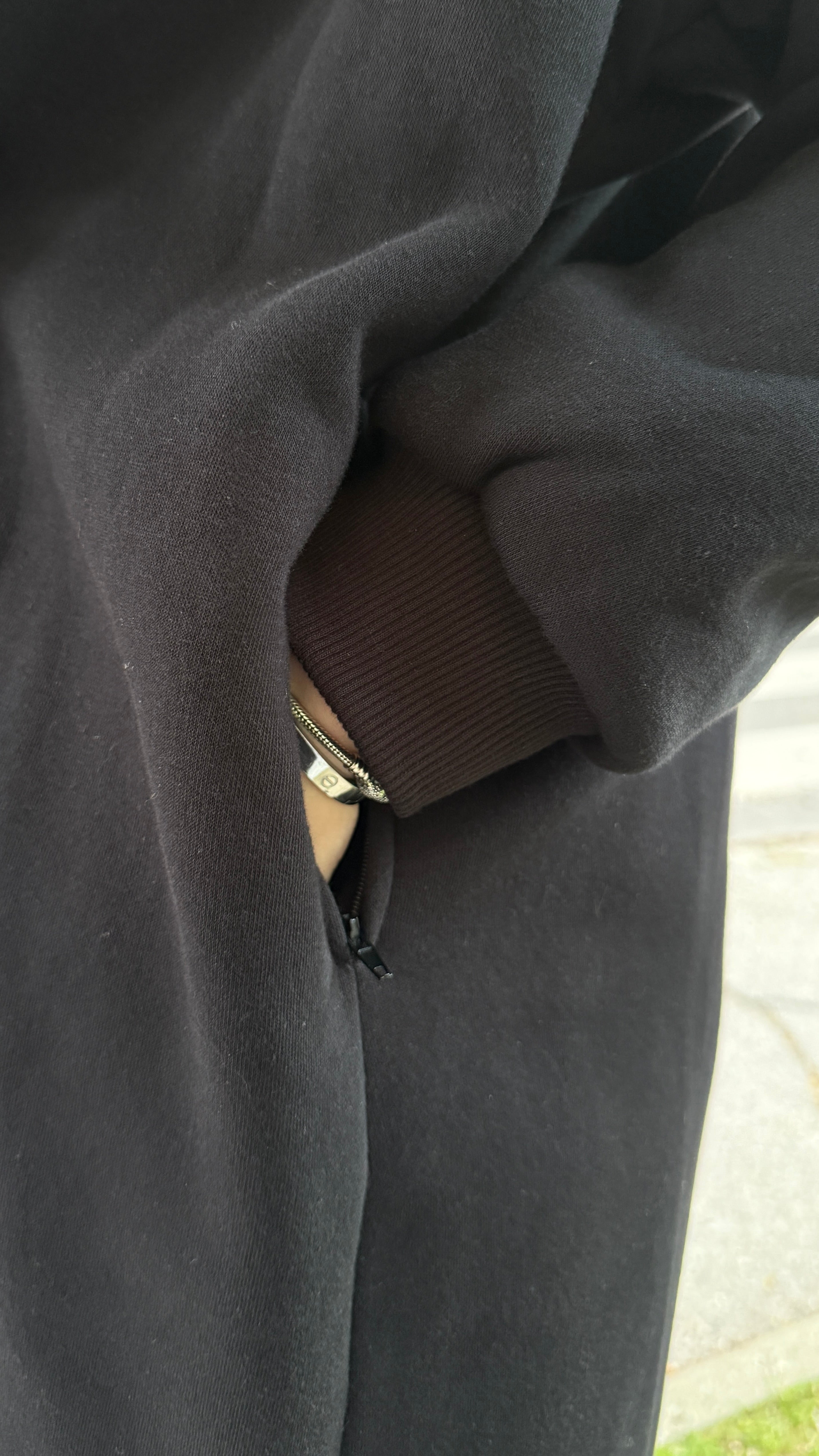 Hoodie Abaya black