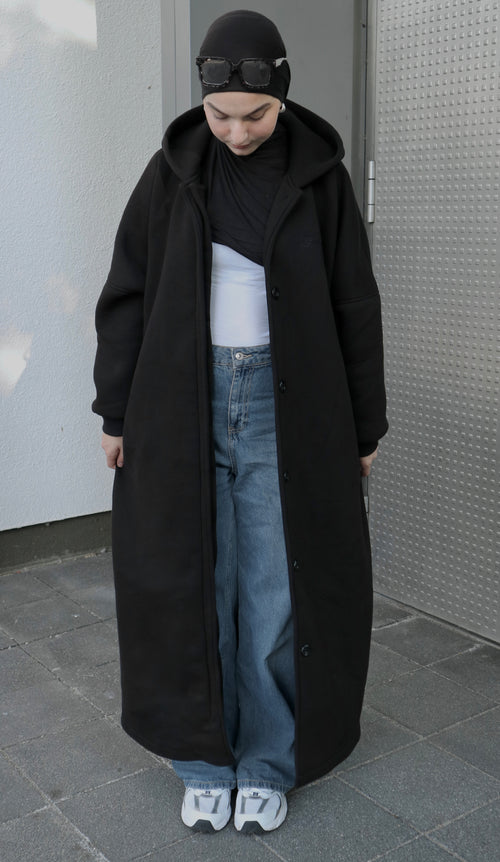Hoodie Abaya black