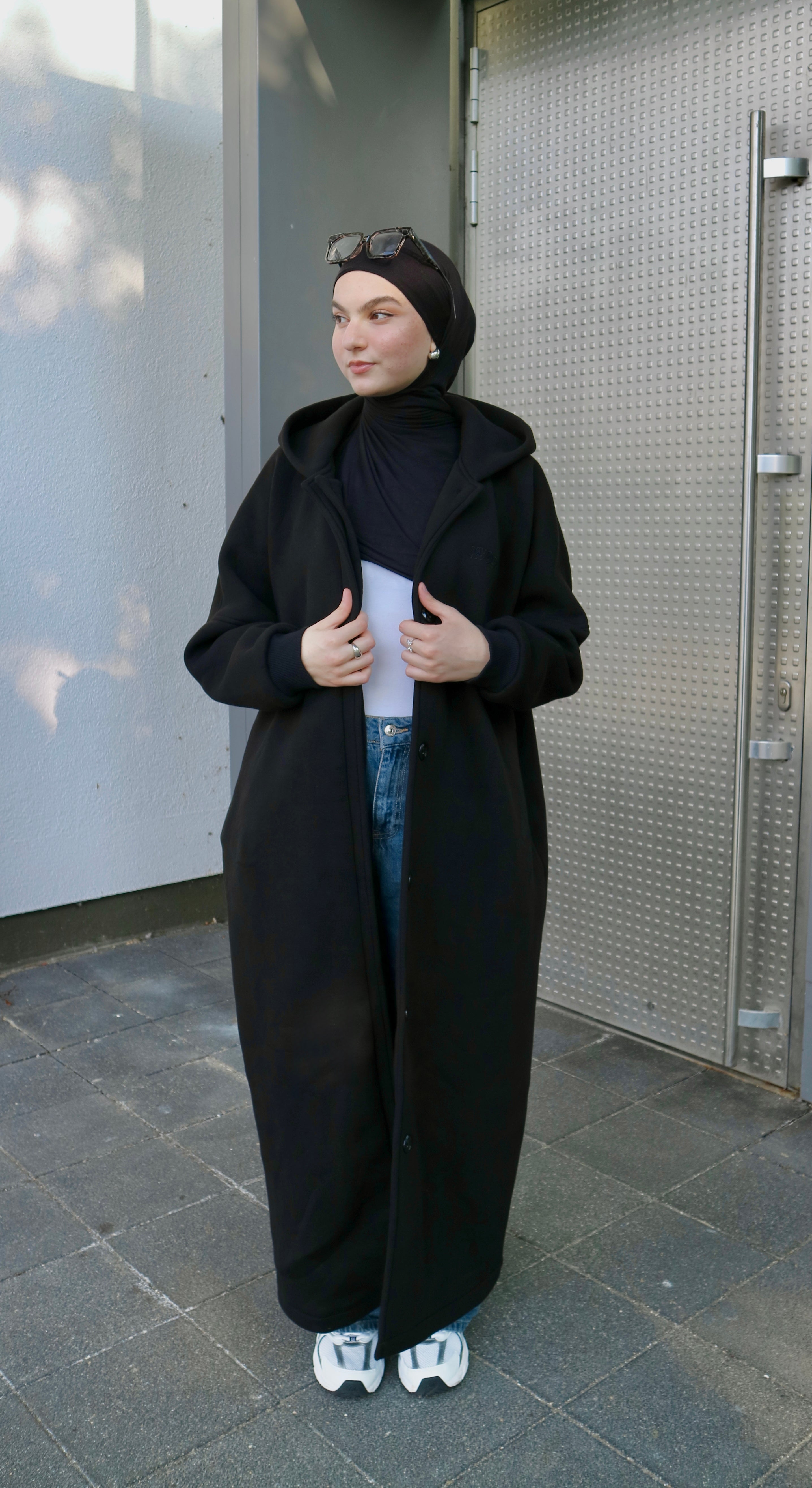 Hoodie Abaya black