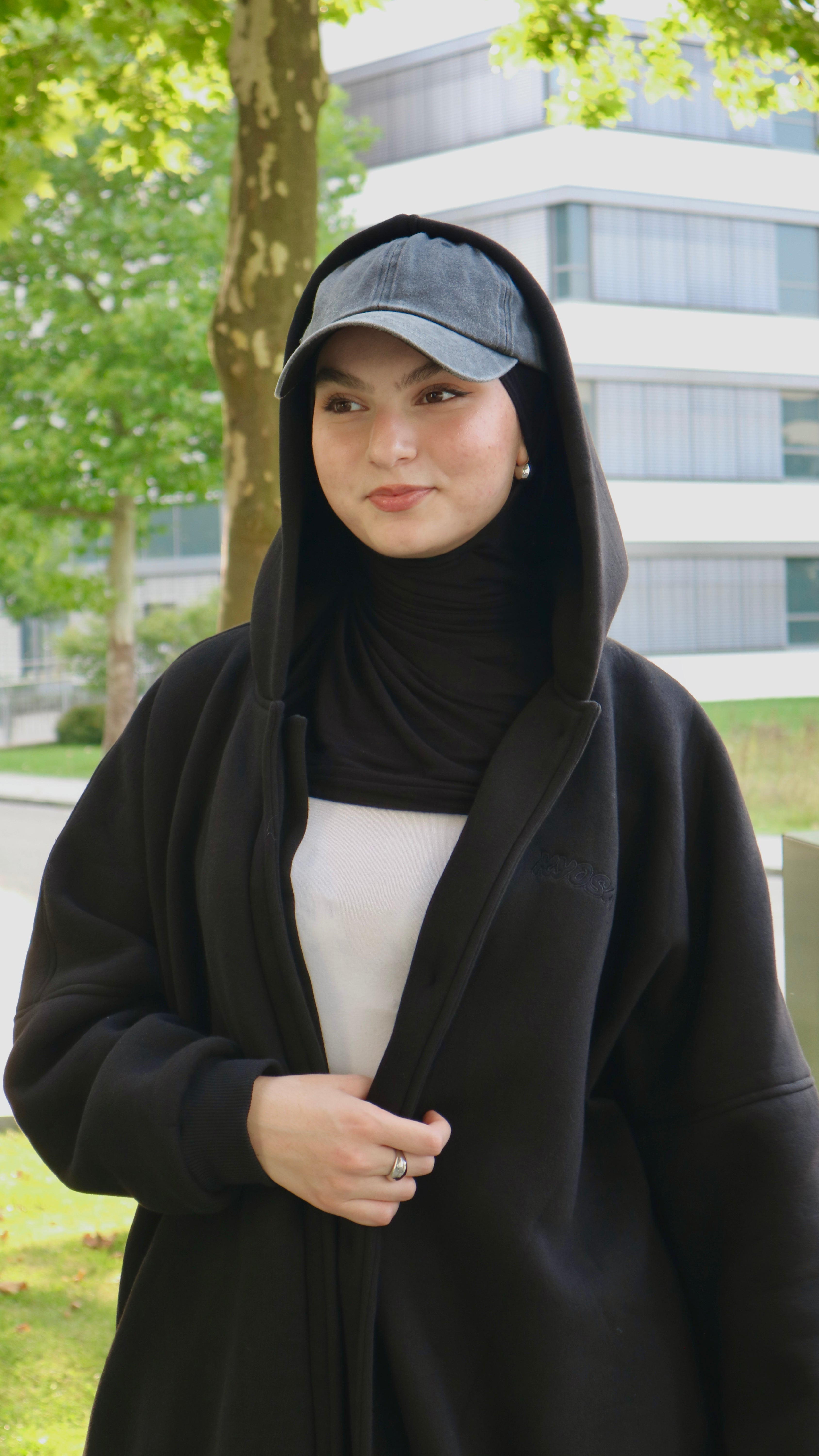 Hoodie Abaya black