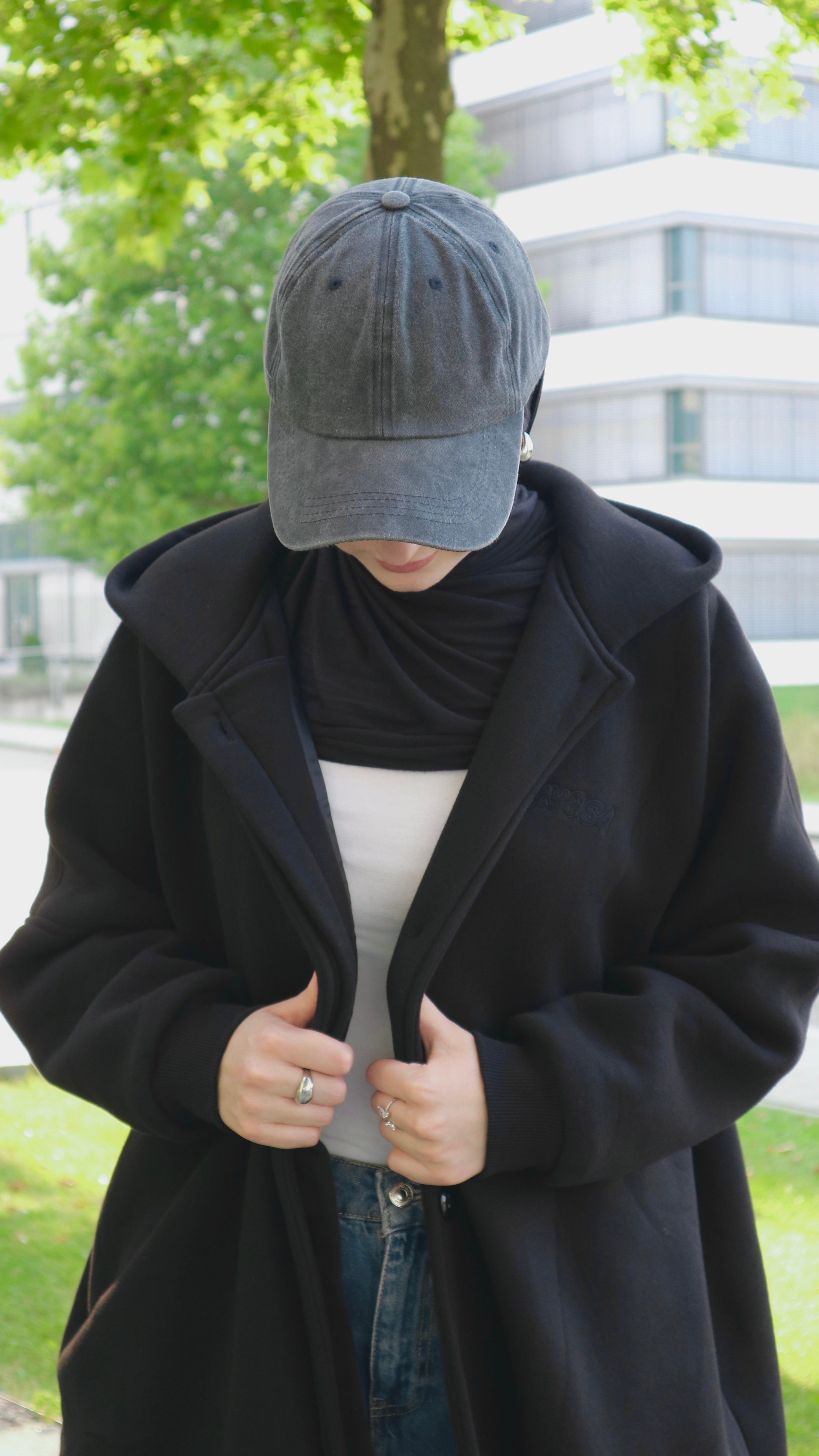Hoodie Abaya black