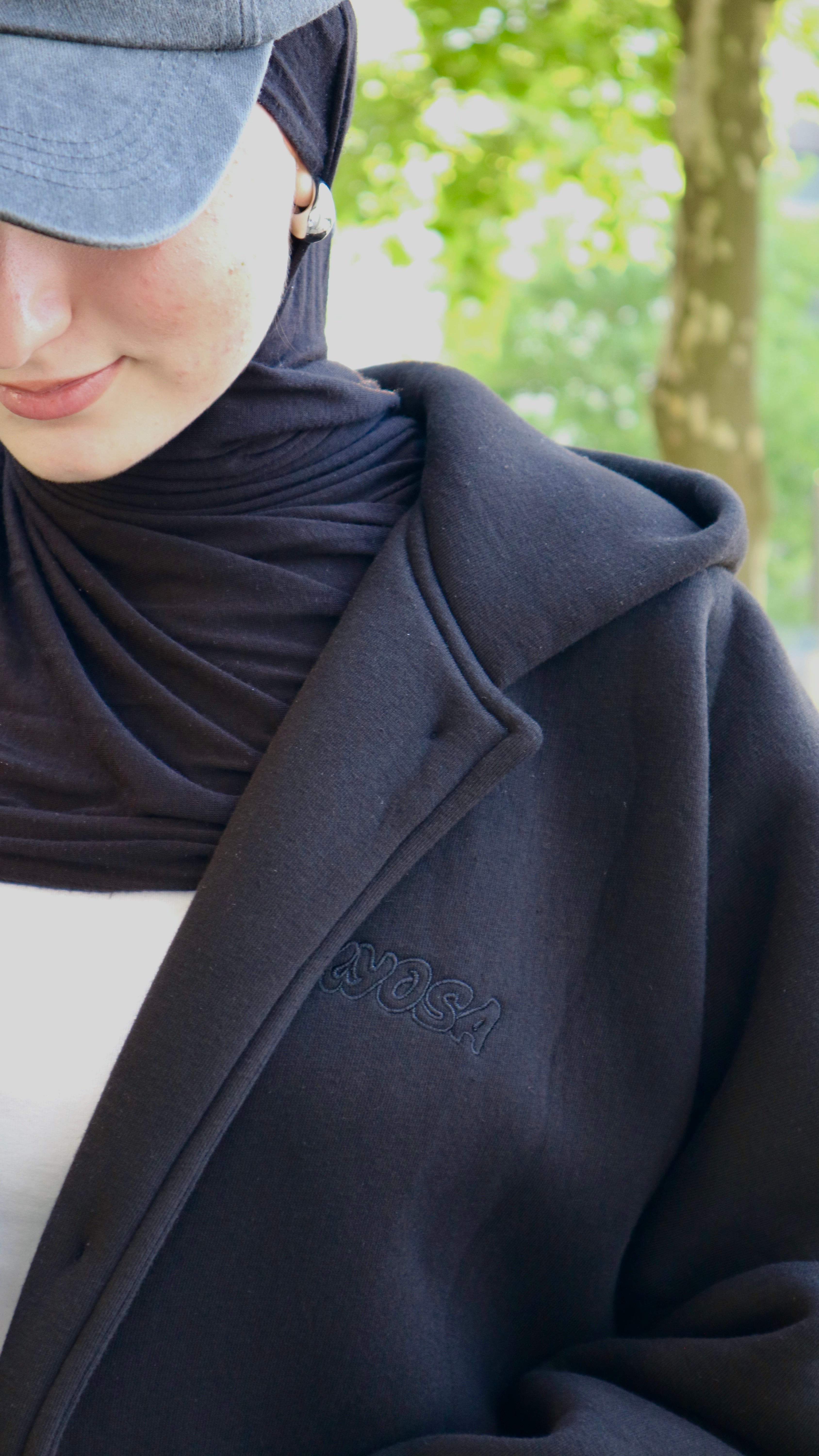 Hoodie Abaya black